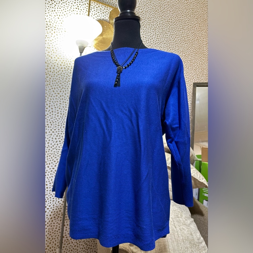 Cable & Gauge Vibrant Blue Tunic